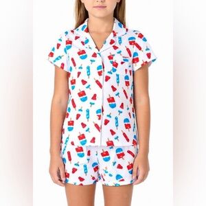Hart+Land American Popsicles Patterned Organic Pima Cotton Women’s Pajama Set